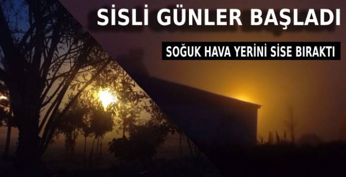 Kars'ta Soğuk Hava Yerini Sise Bıraktı