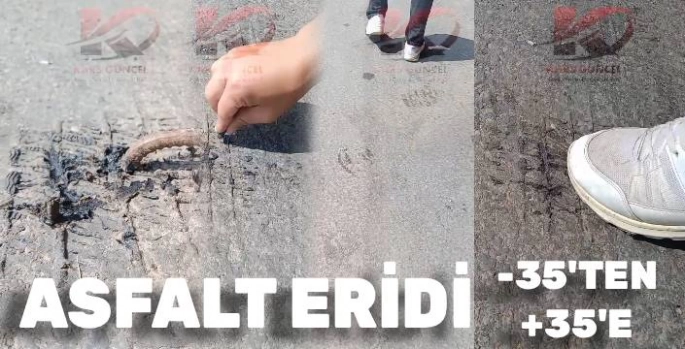Kars'ta Termometreler 34 Dereceyi Gördü: Asfalt Eridi, Türkiye Alev Alev