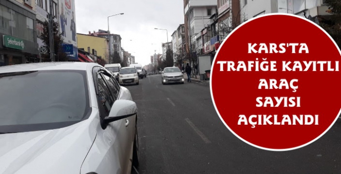 Kars'ta Trafiğe Kayıtlı Araç Sayısı 45 Bin 768 Oldu