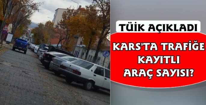 Kars'ta Trafiğe Kayıtlı Araç Sayısı 45 Bin 937 Oldu