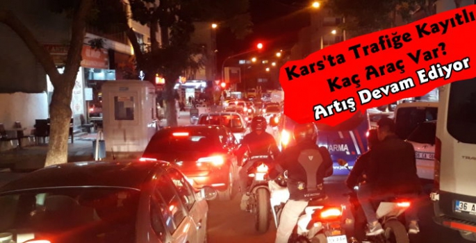 Kars'ta Trafiğe Kayıtlı Araç Sayısı Arttı