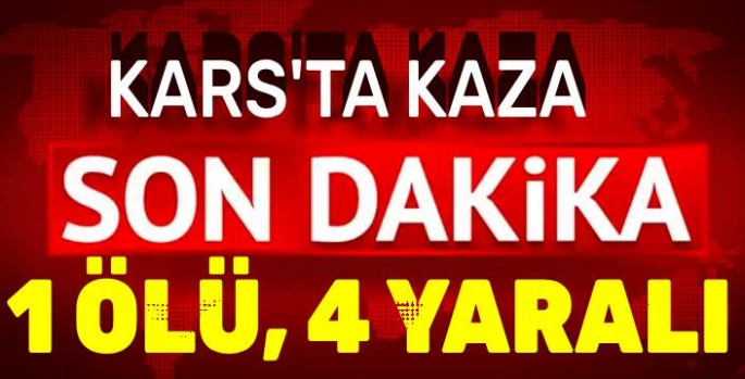 Kars'ta Trafik Kazası: 1 Kişi Hayatını Kaybetti, 4 Kişi Yaralandı