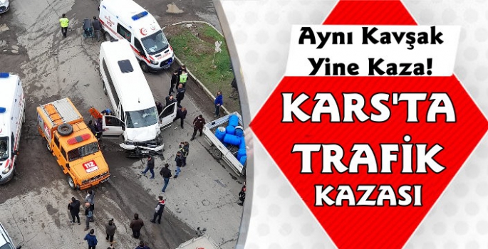 Kars'ta Trafik Kazası