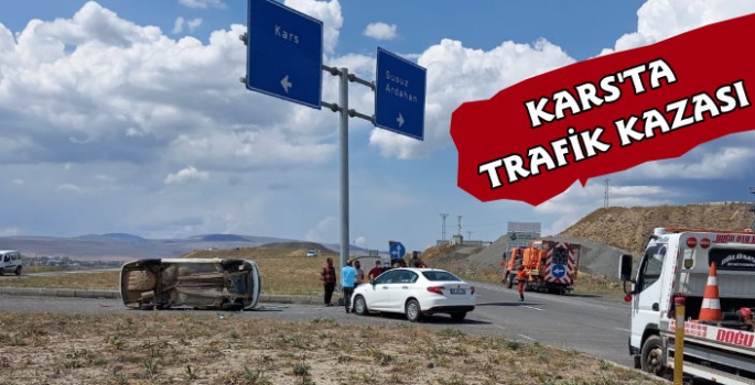 Kars'ta Trafik Kazası