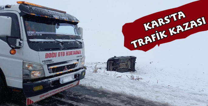 Kars'ta Trafik Kazası