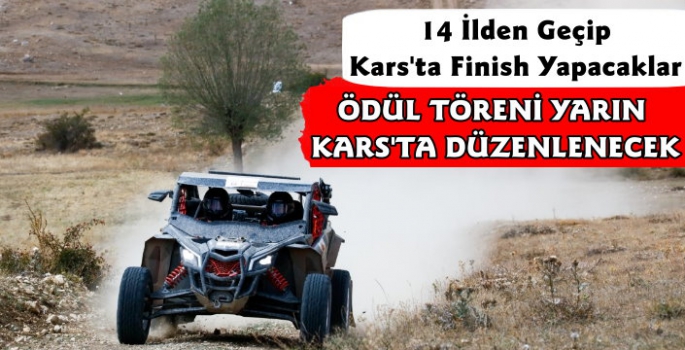 Kars'ta TransAnatolia Rally Raid Yarışları Ödül Töreni Düzenlenecek