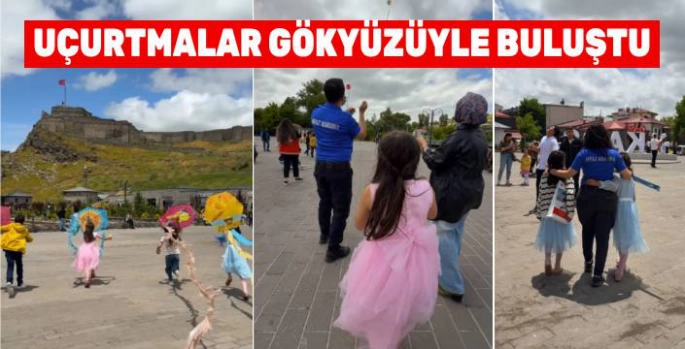 Kars'ta Uçurtmalar Gökyüzüyle Buluştu!