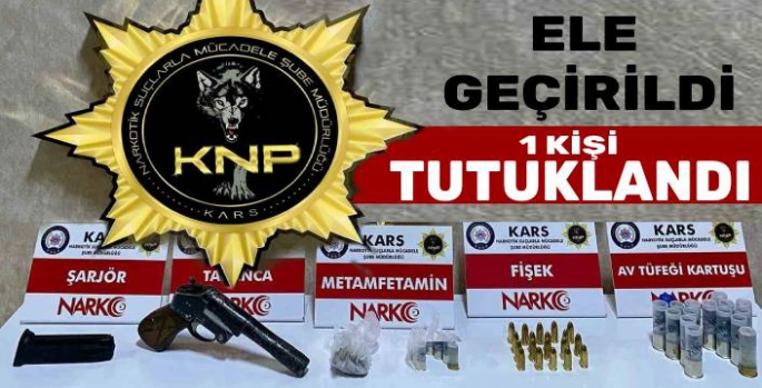 Kars'ta Uyuşturucu ve Silah Operasyonu: Bir Kişi Tutuklandı