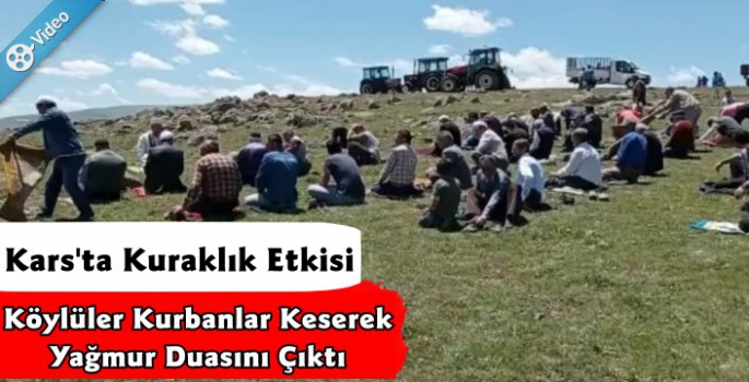 Kars'ta Yağmur Duasına Çıkıldı