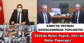 Kars'ta Yatırım Değerlendirme Toplantısı