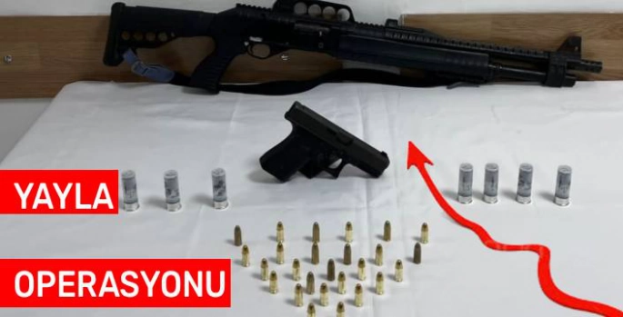 Kars'ta Yayla Operasyonu: Ruhsatsız Silah ve Mühimmat Ele Geçirildi