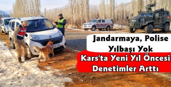 Kars'ta Yılbaşında Güvenlik Güçleri Denetimlerini Arttırdı