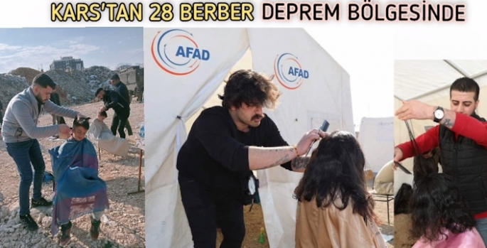 Kars'tan 28 Berber Depremzedeler İçin Malatya'da