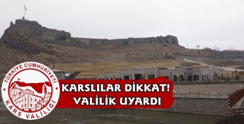 Kars Valiliği'nden Tedbir Uyarısı