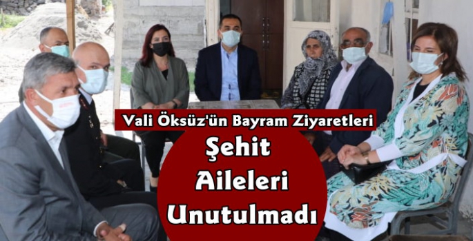 Kars Valisi Türker Öksüz'den Bayram Ziyaretleri
