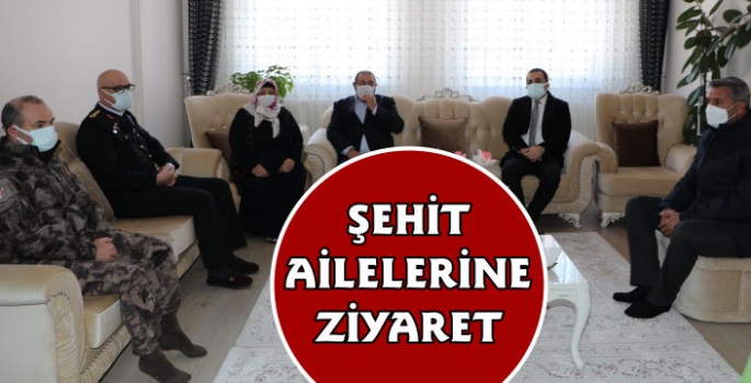 Kars Valisi Türker Öksüz'den Şehit Ailelerine Ziyaret