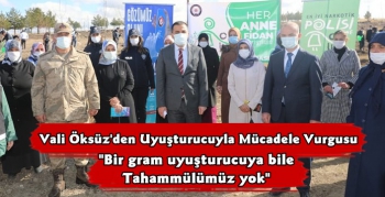Kars Valisi Türker Öksüz'den Uyuşturucuyla Mücadele Vurgusu