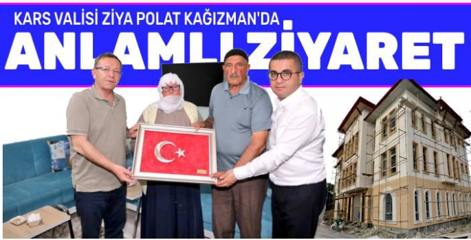 Kars Valisi Ziya Polat'tan Kağızman'a Ziyaret