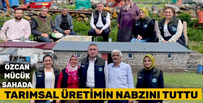 Kars Ziraat Odası Başkanı Özcan Müçük'ten Çiftçilere Ziyaret