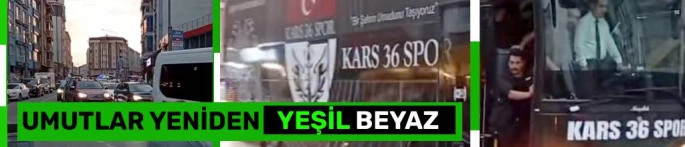 Kars36 Spor'a Moral Deposu: Yeni Takım Otobüsü Coşkuyla Karşılandı!