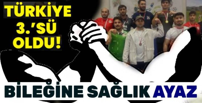 Karslı Ayaz Aktaş'tan Türkiye Üçüncülüğü!