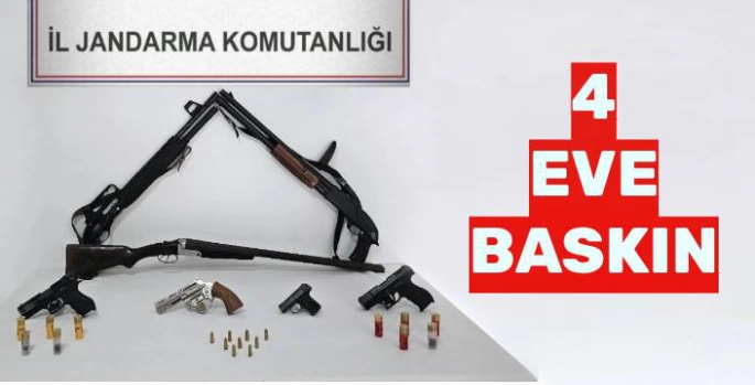 Karsta Jandarmadan Silah ve Mühimmat Operasyonu