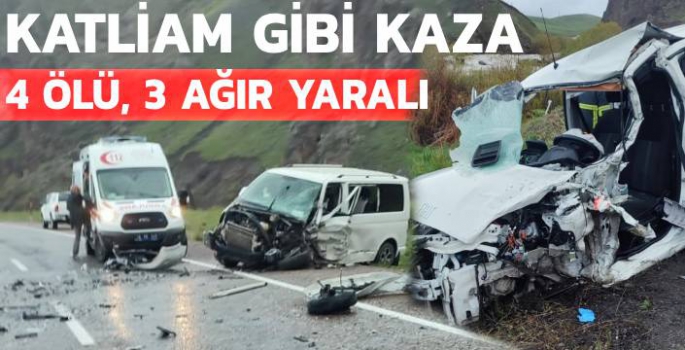 Katliam Gibi Kaza: 4 Ölü, 3 Ağır Yaralı