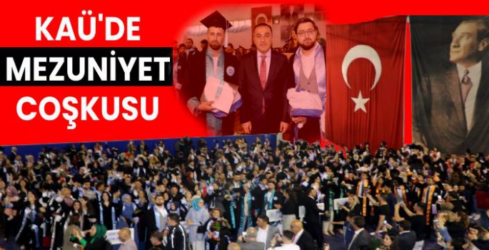 KAÜ'de Mezuniyet Coşkusu