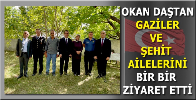 Kaymakam Daştan Gazileri Ziyaret Etti