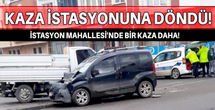 Kaza İstasyonuna Döndü!