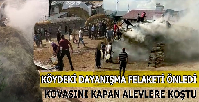 Köylülerin Dayanışması Felaketi Önledi