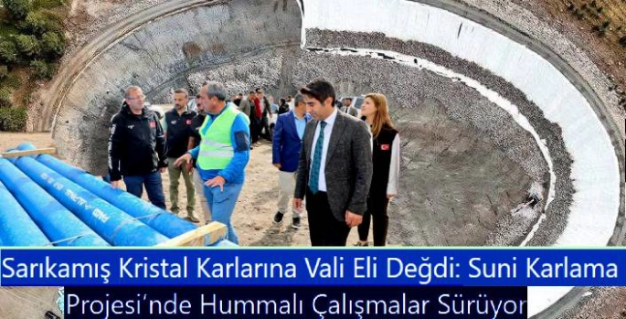 Kristal Karlar Diyarı Sarıkamış'ta Suni Karlama Projesi Hızla İlerliyor