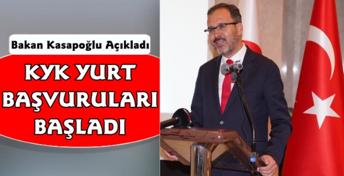 KYK Yurt Başvuruları Başladı