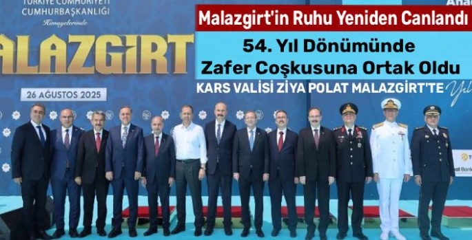 Malazgirt'in Ruhu Yeniden Canlandı: Vali Ziya Polat, 954. Yıl Dönümünde Zafer Coşkusuna Ortak Oldu