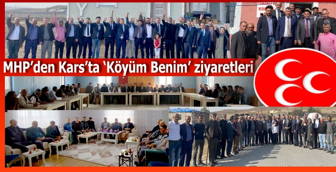 MHP'den Kars'ta 'Köyüm Benim' ziyaretleri