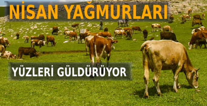 Nisan Yağmurları Yüzleri Güldürüyor