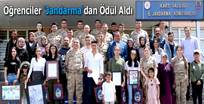 Öğrenciler 'Jandarma'dan Ödül Aldı