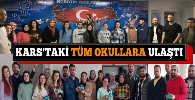 Robotik Kodlama Setleri Kars'taki Tüm Okullara Ulaştı!