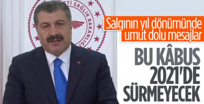 Sağlık Bakanı Fahrettin Koca, Koronavirüs Salgının Birinci Yılında Açıklamalarda Bulunuyor