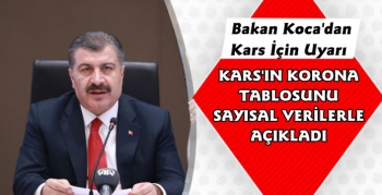 Sağlık Bakanı Koca'dan Kars Açıklaması