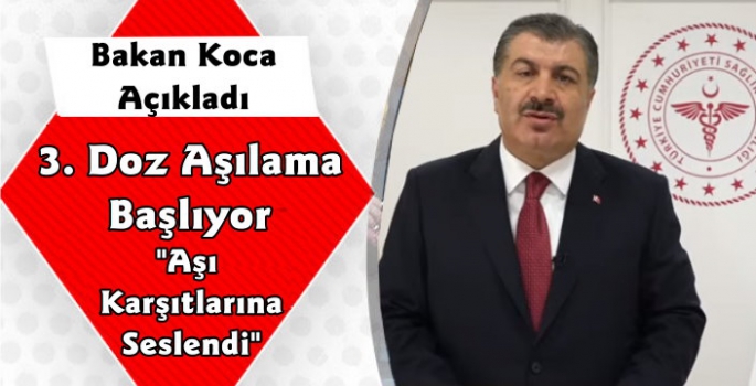 Sağlık Bakanı Koca'dan Önemli Açıklama