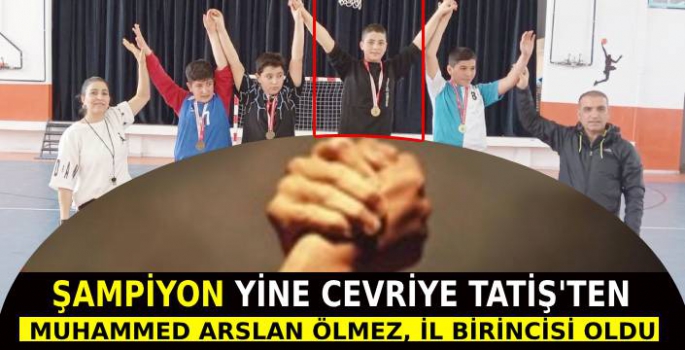 Şampiyon Yine Cevriye Tatiş'ten!