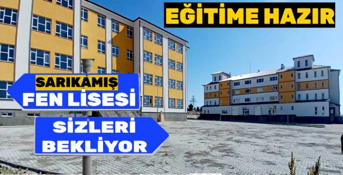 Sarıkamış Fen Lisesi Eğitime Hazır