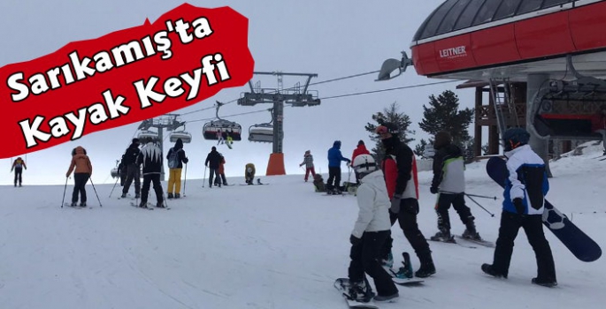 Sarıkamış Kayak Merkezi Ziyaretçilerini Ağırlıyor