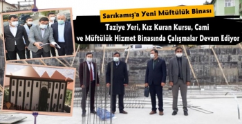 Sarıkamış Müftülük Hizmet Binası İnşaatı Devam Ediyor