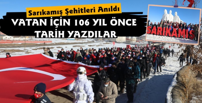 Sarıkamış Şehitleri 106. Yılında Anıldı