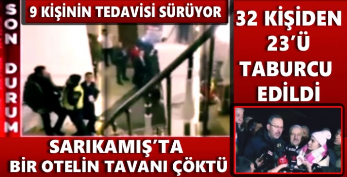 Sarıkamış'ta Yaralanan 32 Kişiden 23'ü Taburcu Edildi