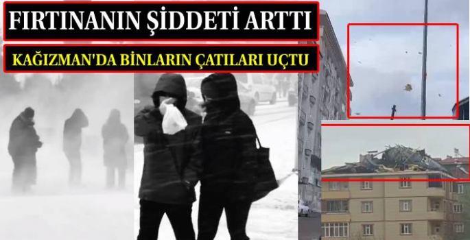 Şiddetli Rüzgar Kars'ı Etkisi Altına Aldı