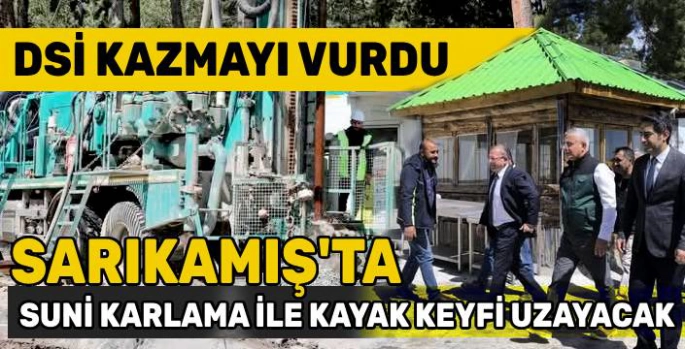 Suni Karlama ile Sarıkamış'ta Kayak Keyfi Uzayacak