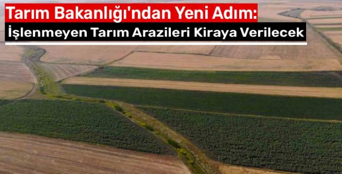 Tarım Bakanlığı'ndan Yeni Adım: İşlenmeyen Tarım Arazileri Kiraya Verilecek